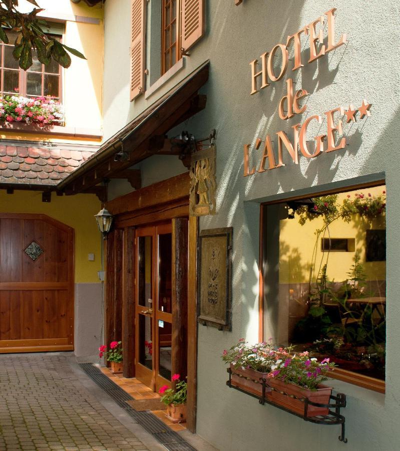 Hotel De L'Ange Niedermorschwihr Exterior foto